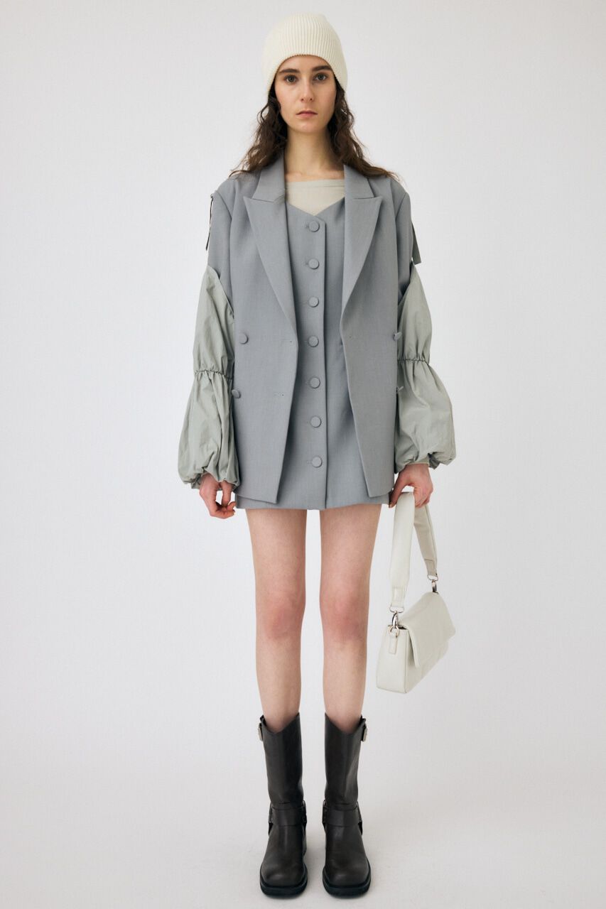 MOUSSY「ATTACHED ジャケット」|その他|L/GRY1