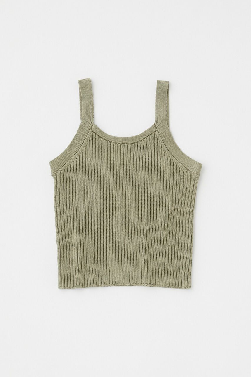 MOUSSY「ZIP UP RIB KNIT カーデ＆タンク」|ニット・セーター|