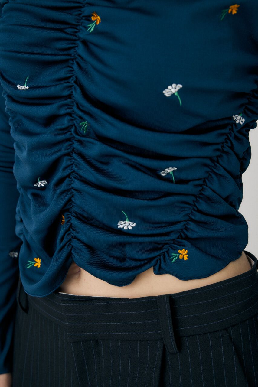 MOUSSY「FLORAL RANDOM GATHER LS Tシャツ」|Tシャツ・カットソー|