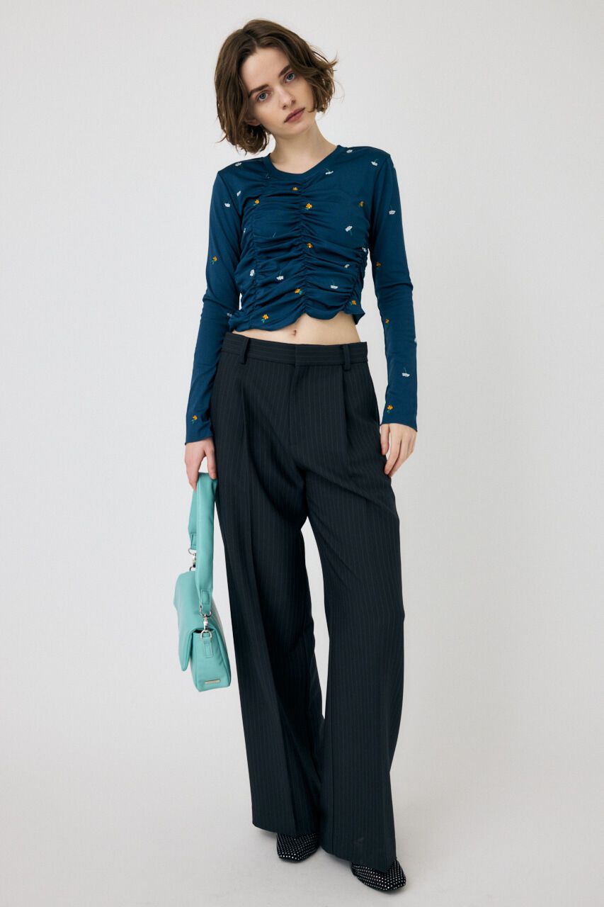 MOUSSY「FLORAL RANDOM GATHER LS Tシャツ」|Tシャツ・カットソー|