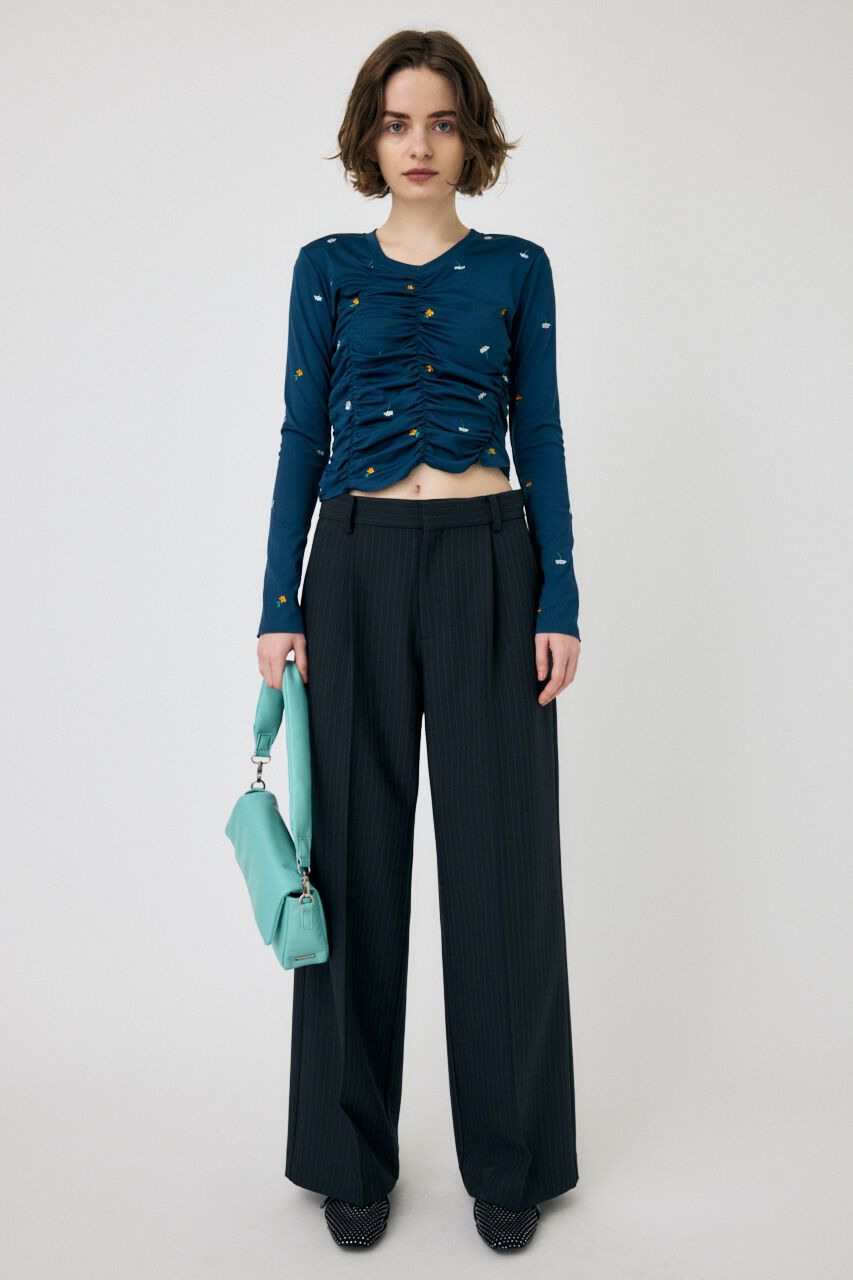 MOUSSY「FLORAL RANDOM GATHER LS Tシャツ」|Tシャツ・カットソー|