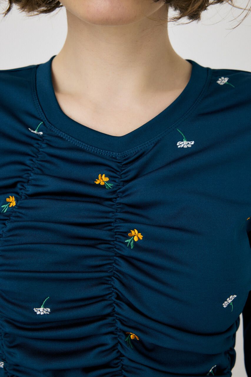 MOUSSY「FLORAL RANDOM GATHER LS Tシャツ」|Tシャツ・カットソー|