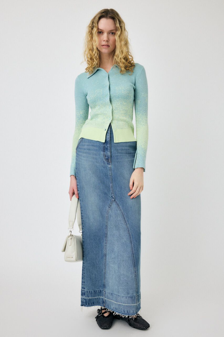 MOUSSY「KNIT SHIRT カーディガン」|シャツ・ブラウス|