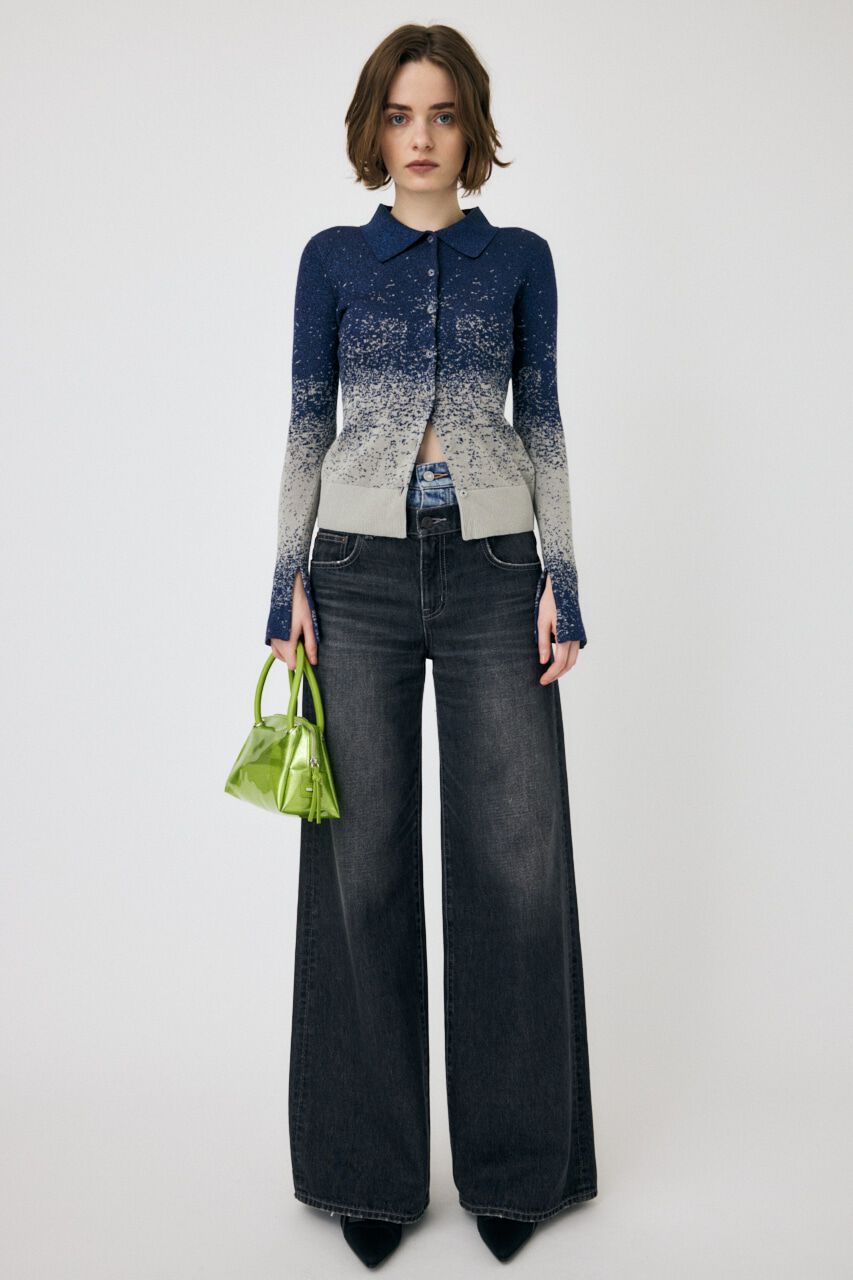 MOUSSY「KNIT SHIRT カーディガン」|シャツ・ブラウス|