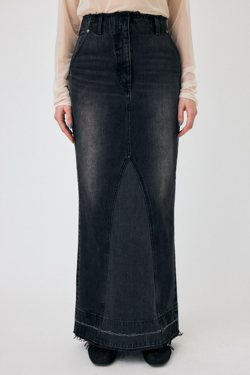 MOUSSY「MERMAID DENIM LONG SKIRT」|スカート|