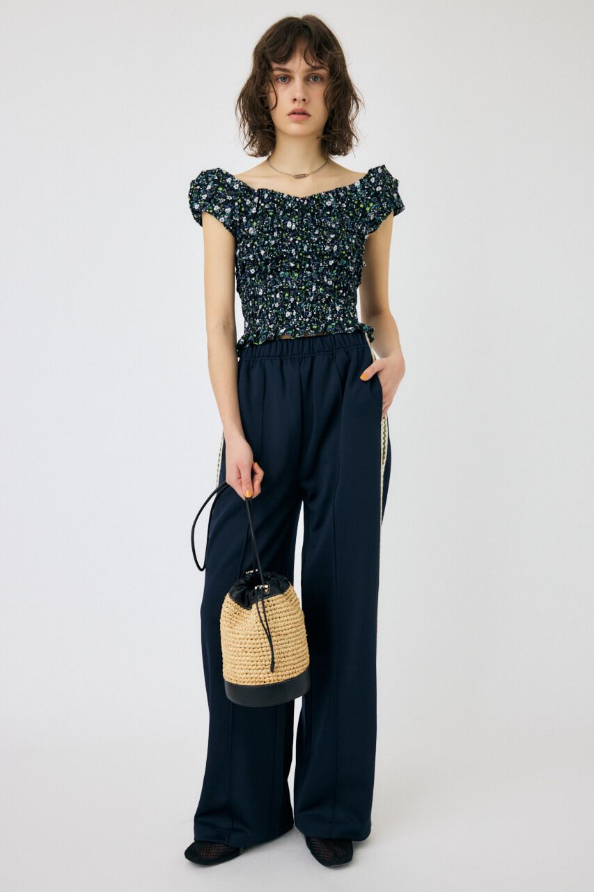 MOUSSY「CROCHET SIDE LINE パンツ」|その他|NVY