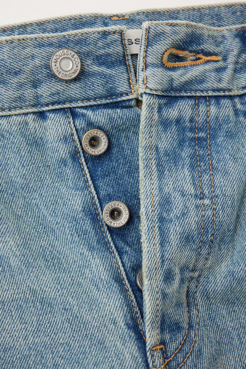 MOUSSY「HIGH DAMAGED STRAIGHT」|デニム|