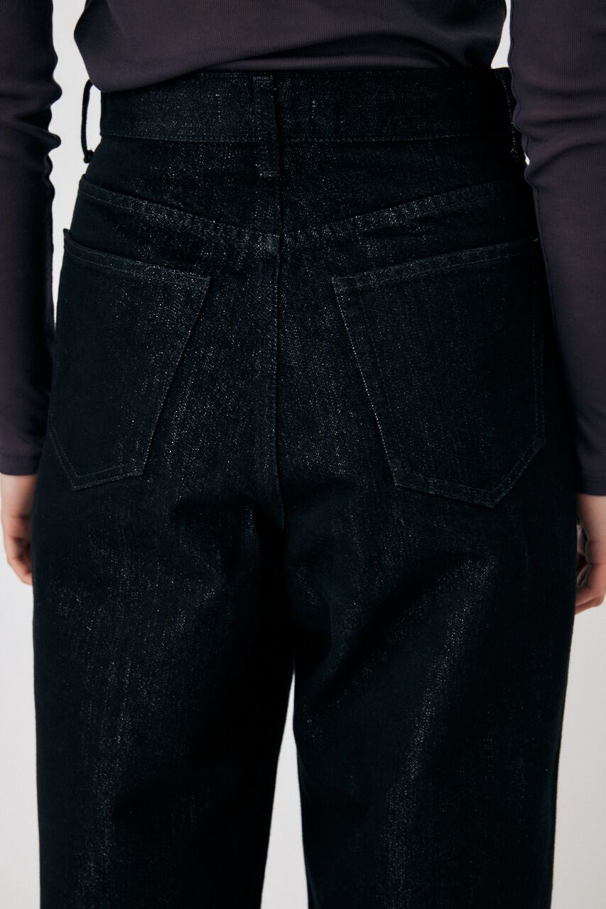 MOUSSY「GLITTER DENIM WIDE STRAIGHT」|デニム|