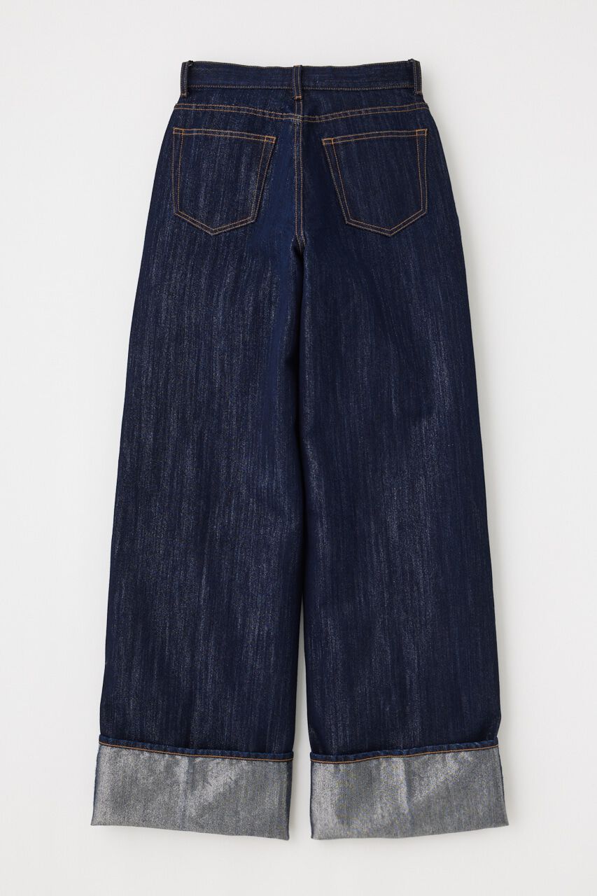 MOUSSY「GLITTER DENIM WIDE STRAIGHT」|デニム|