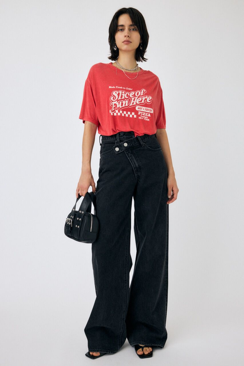 MOUSSY「PIZZA STORE Tシャツ」|Tシャツ・カットソー|