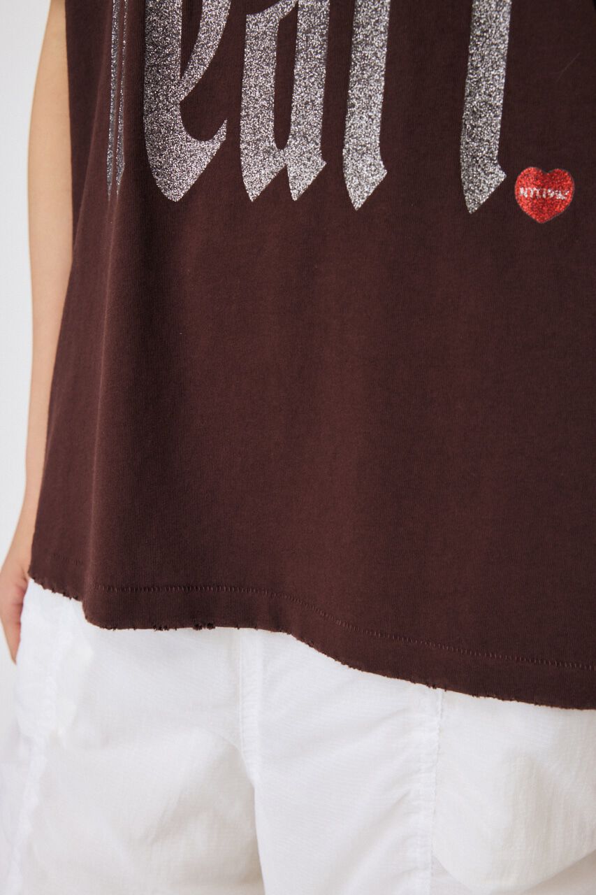 MOUSSY「GLITTER DAMAGE シャツ」|Tシャツ・カットソー|