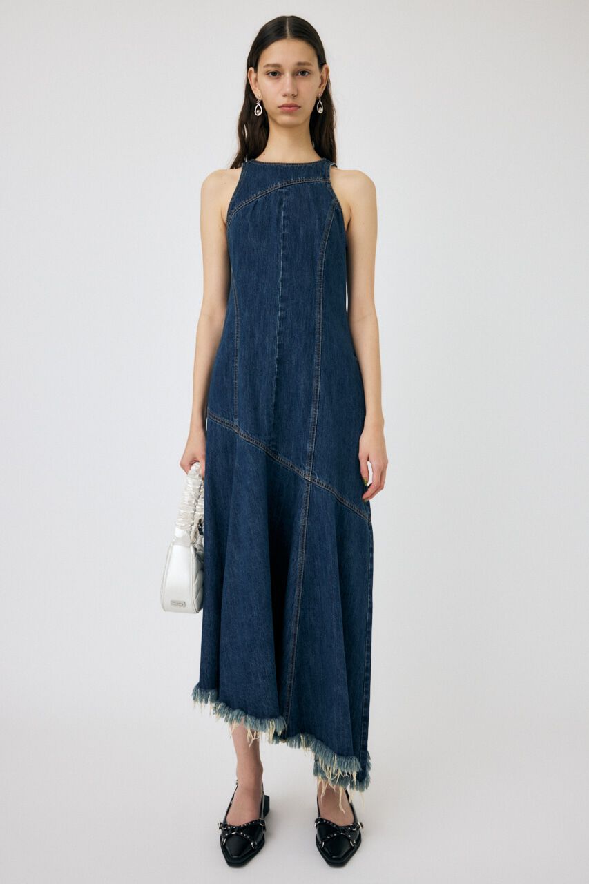 MOUSSY「AMERICAN SLEEVE WAVY ドレス」|ワンピース|