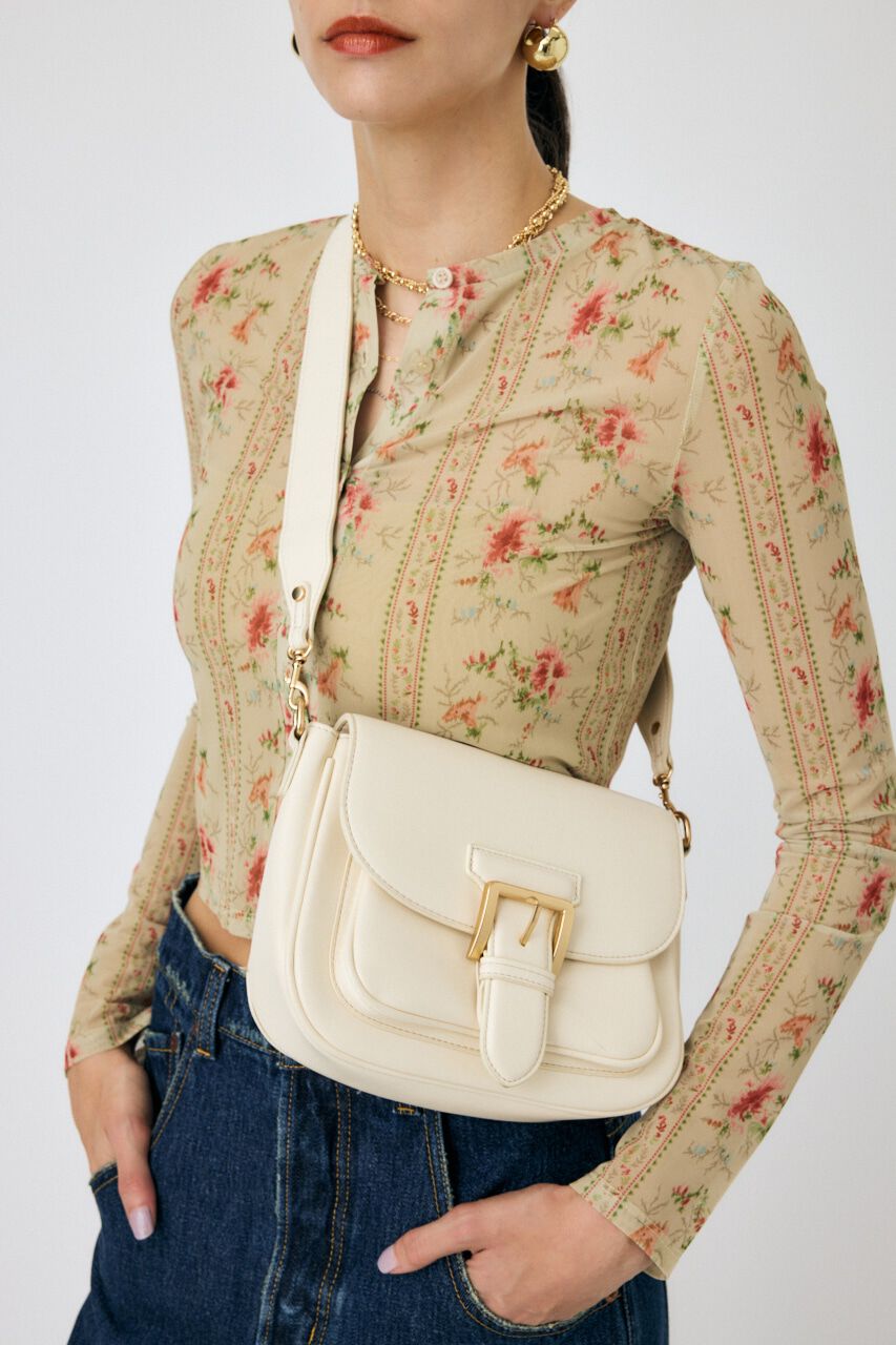 MOUSSY「SADDLE SHOULDER バッグ」|その他|WHT
