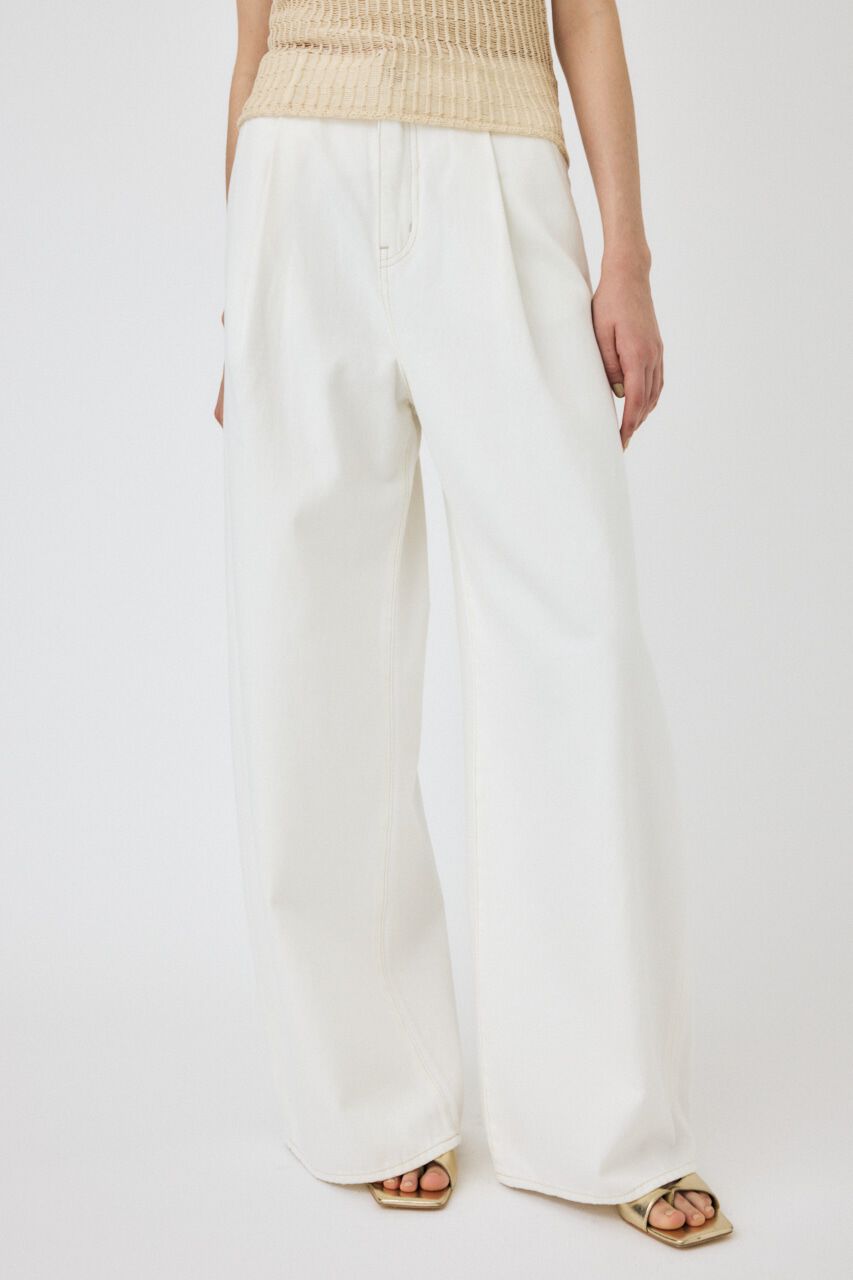 MOUSSY「WAVY TUCK BAGGY」|デニム|