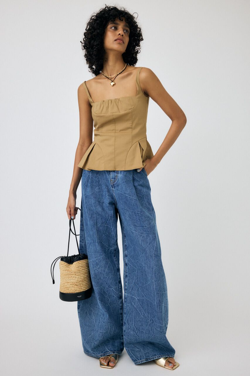 MOUSSY「FLARE CAMI ビスチェ」|キャミソール|