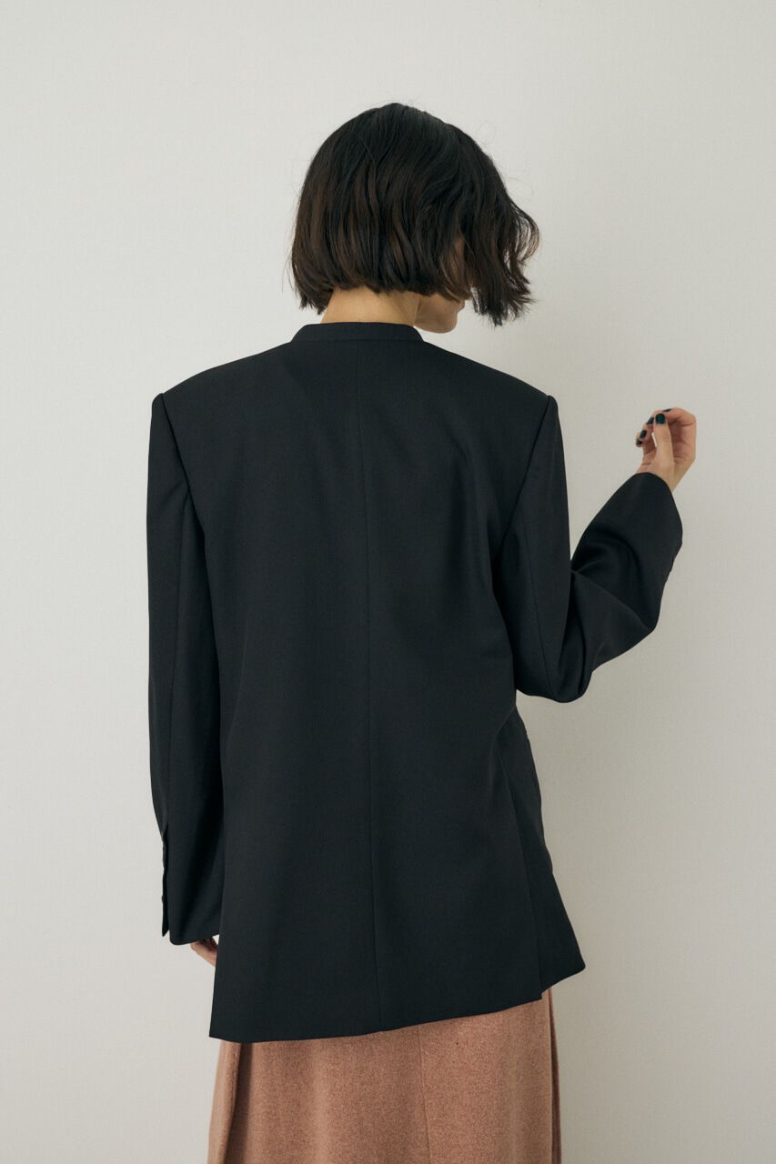 MOUSSY「シーズンレスノーカラージャケット　リサイクルポリエステル使用」|その他|