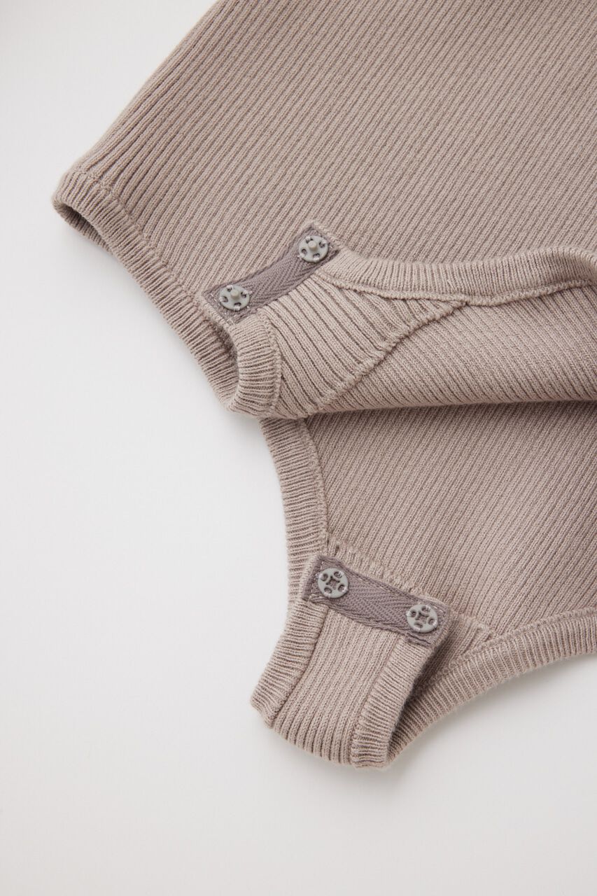 MOUSSY「ニットボディスーツ　オーガニックコットン&times;再生繊維混」|ニット・セーター|