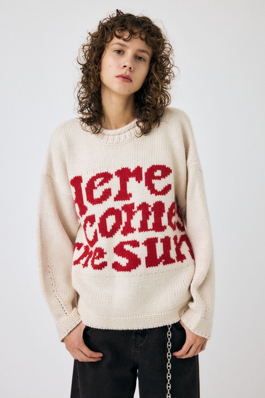 MOUSSY「LETTERED セーター」|ニット・セーター|IVOY3