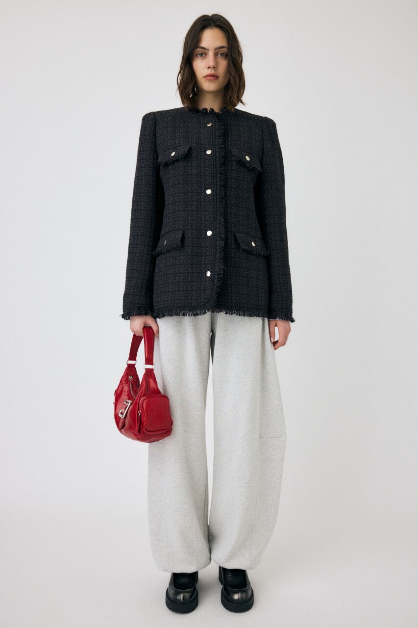 MOUSSY「VELOUR ツイード ジャケット」|その他|