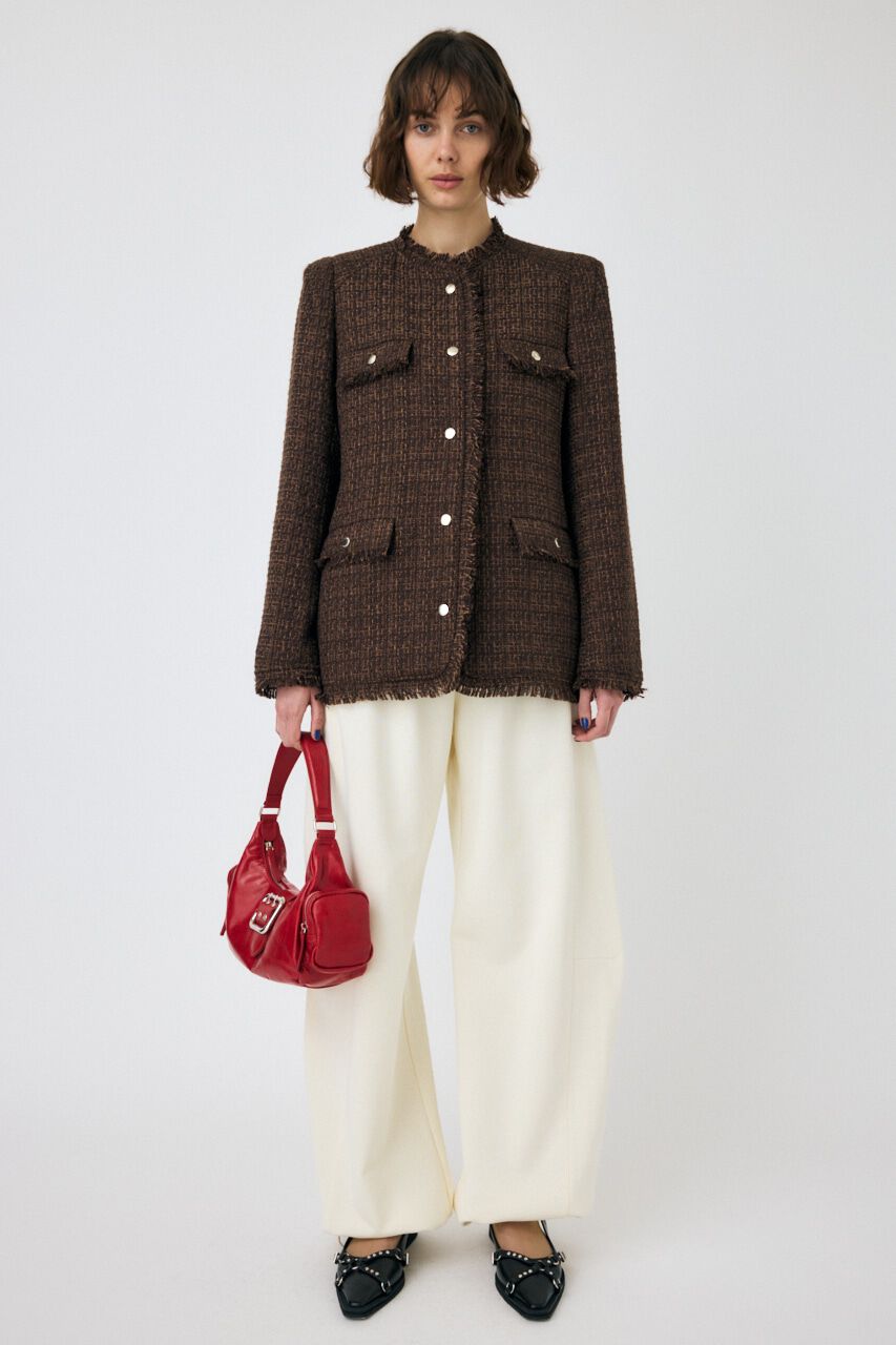 MOUSSY「VELOUR ツイード ジャケット」|その他|