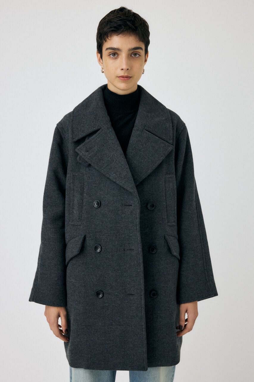 MOUSSY「DOUBLE BREASTED ミドルコート」|その他|