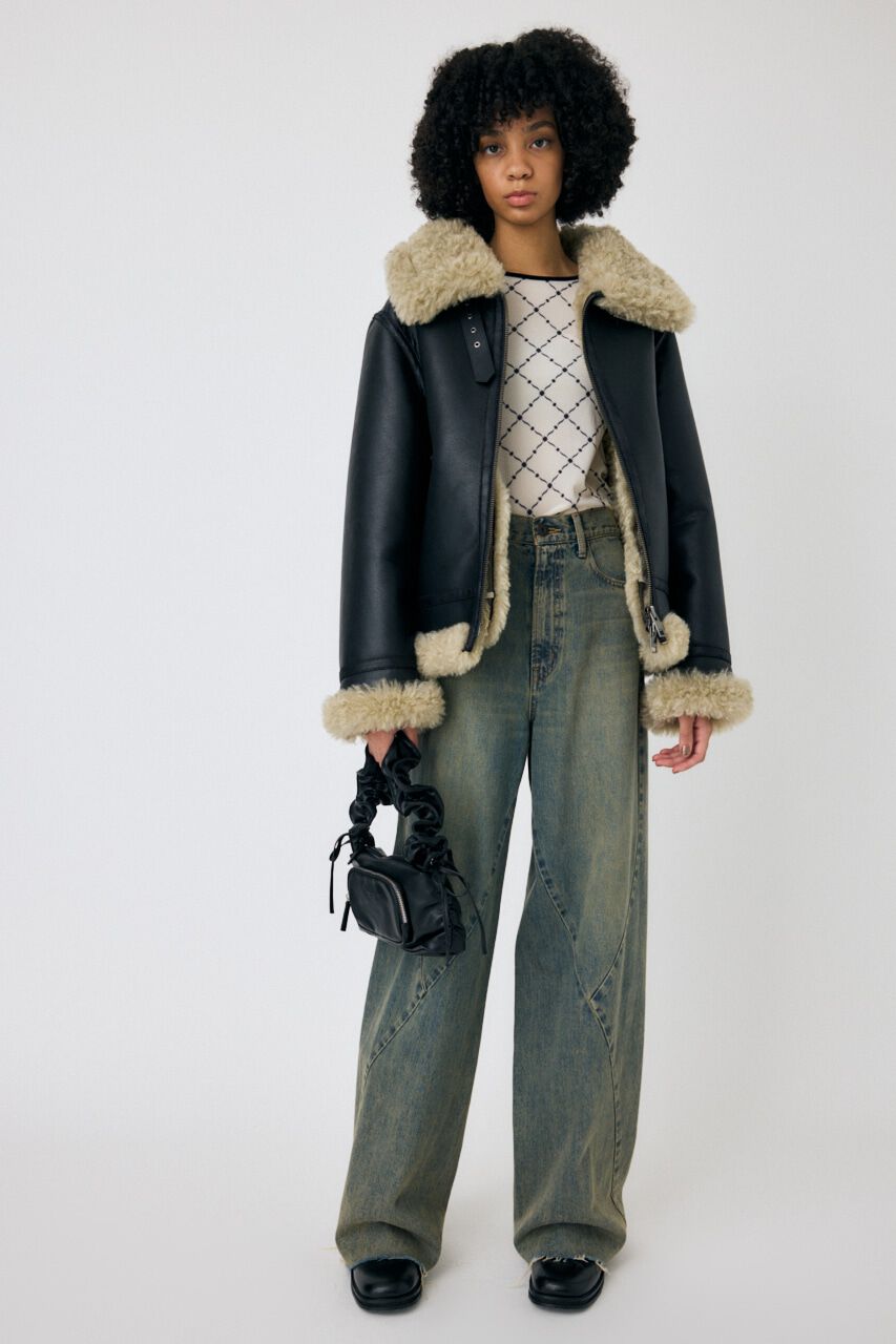 MOUSSY「BOW HANDLE パテッドバッグ」|その他|