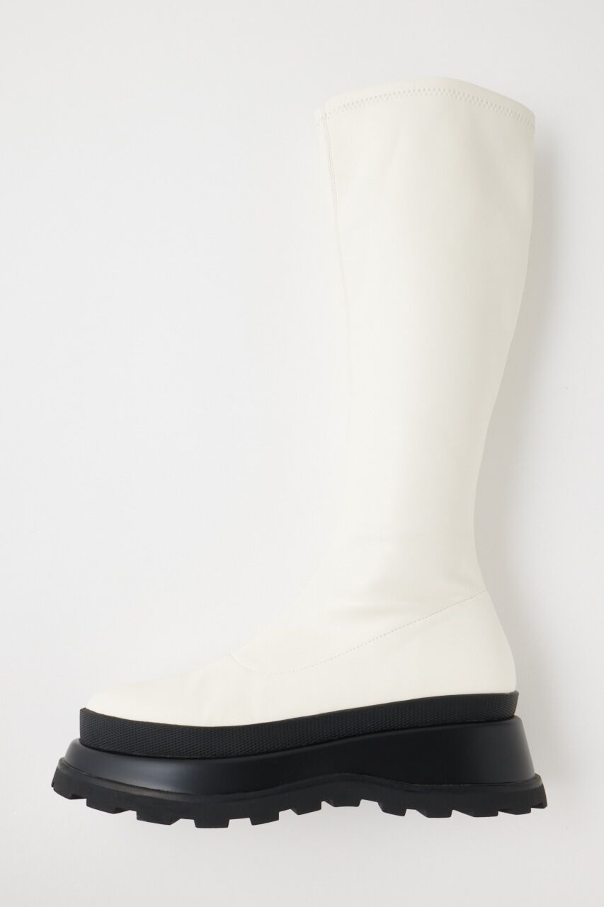 MOUSSY「STRETCH CHUNKY ロングブーツ」|その他|IVOY3