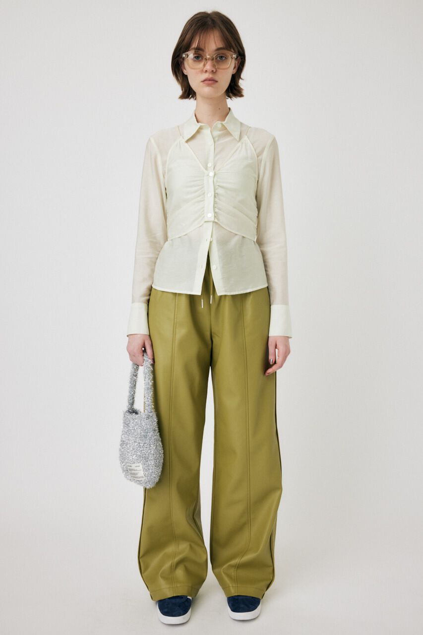 MOUSSY「F/LEATHER TRACK パンツ」|その他|KHA