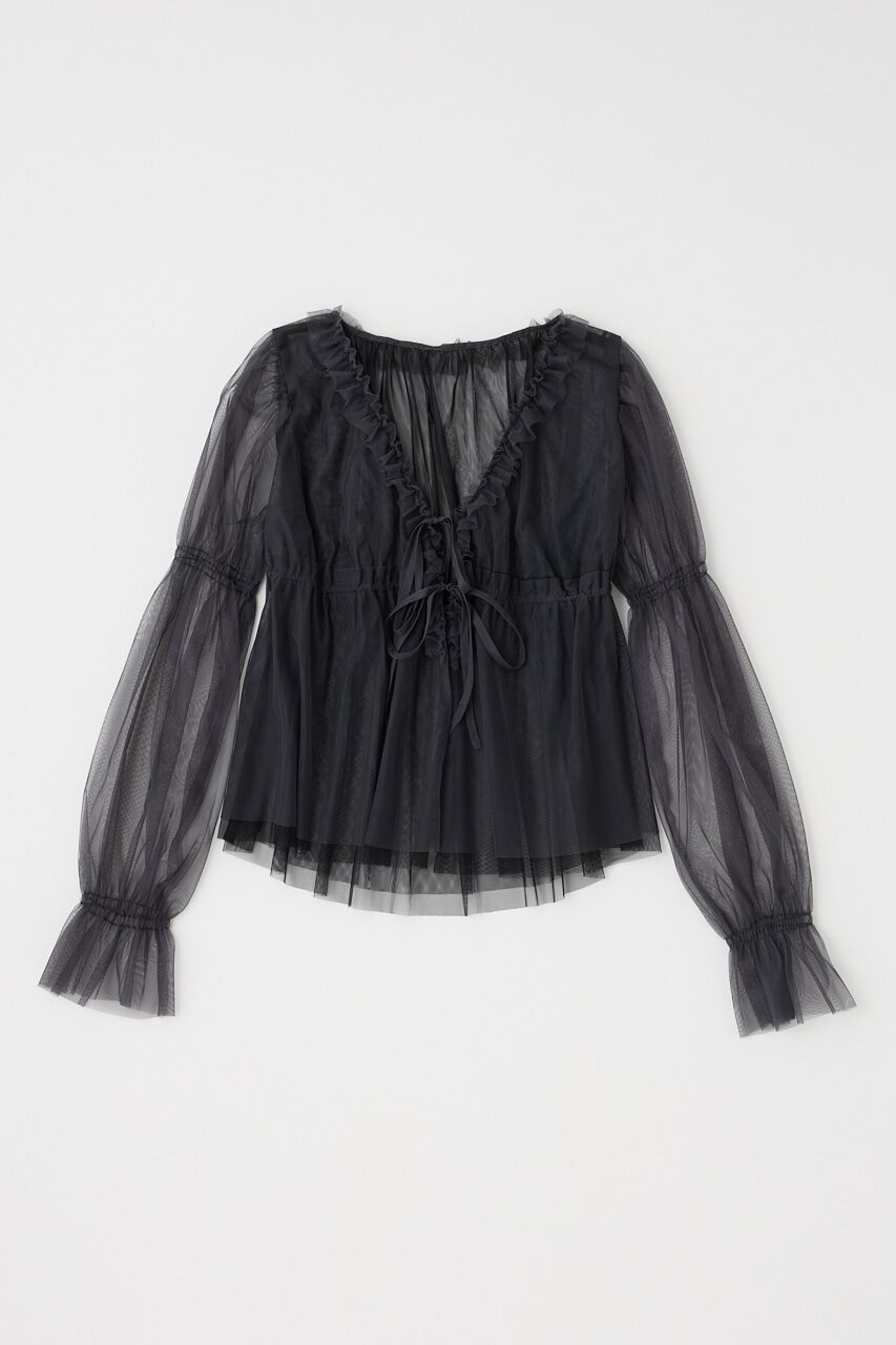 MOUSSY「TULLE LAYERED トップス」|シャツ・ブラウス|