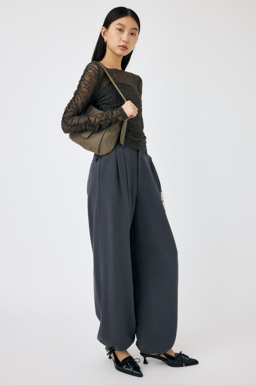 MOUSSY「SHIRRING レーストップス」|Tシャツ・カットソー|