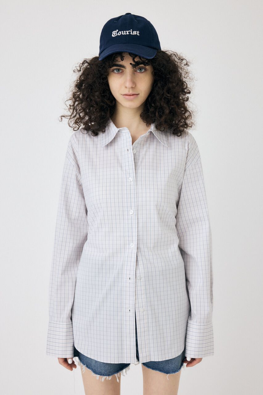 MOUSSY「WAIST TIE OVER シャツ」|シャツ・ブラウス|