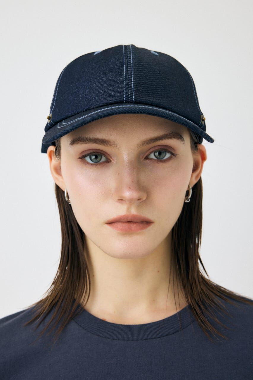 MOUSSY「DENIM LOGO BASEBALL キャップ」|その他|
