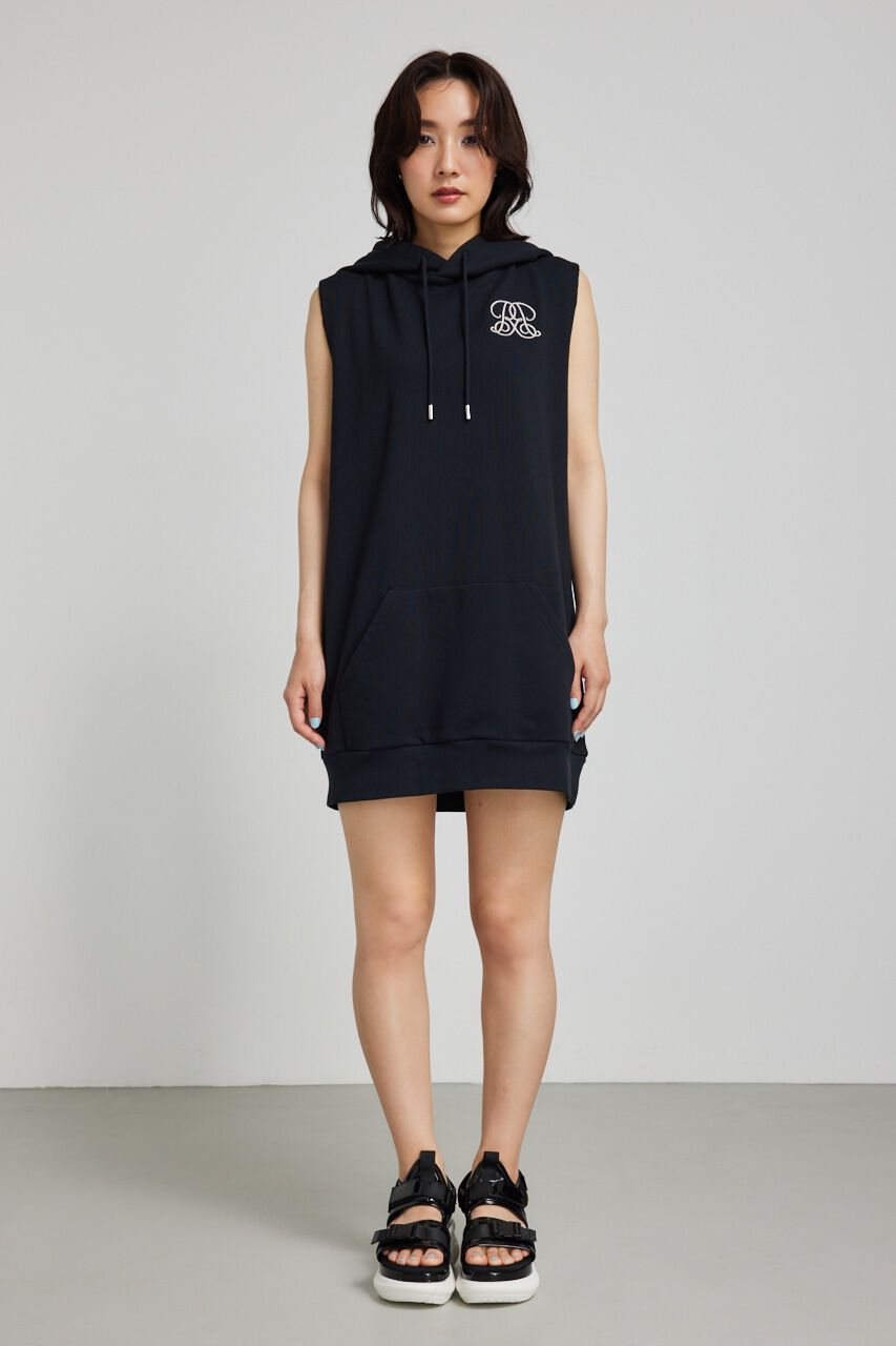 rienda「RモチーフスウェットノースリOP」|ワンピース|