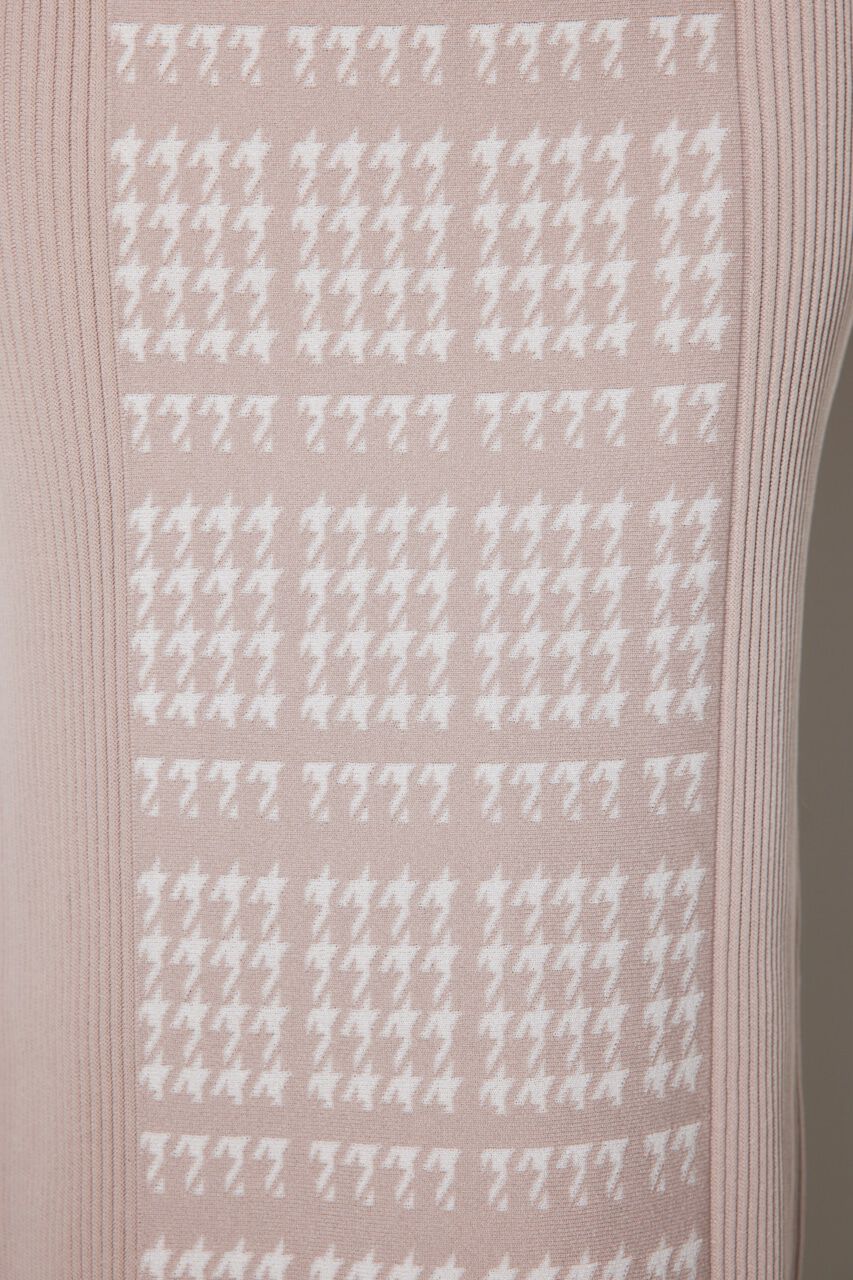 rienda「2WAY千鳥パターンタイトニットワンピース」|ワンピース|