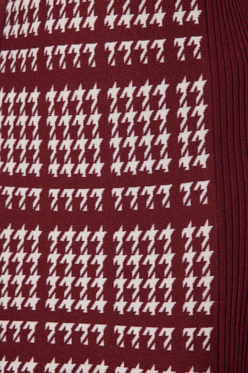 rienda「2WAY千鳥パターンタイトミニニットワンピース」|ワンピース|