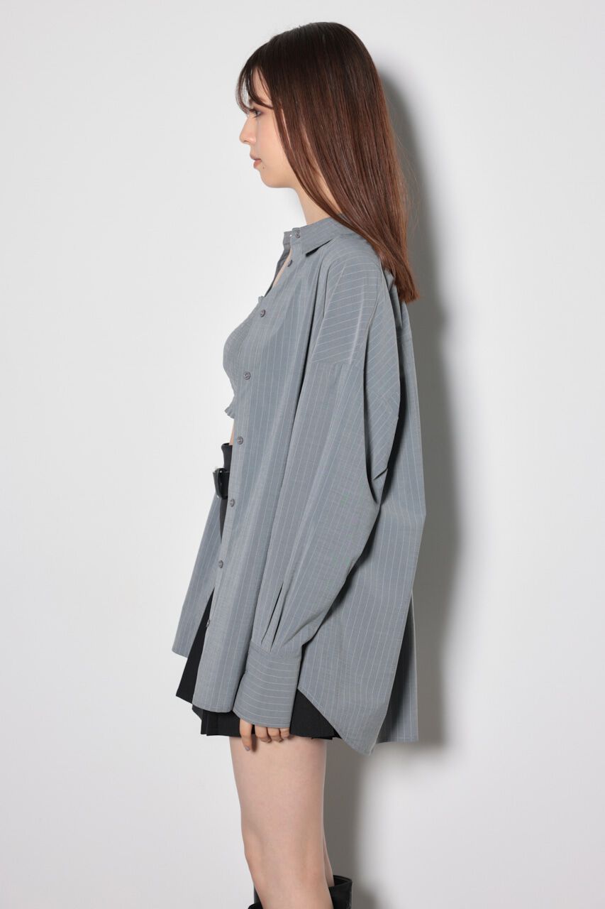 rienda「シャーリングベアセットシャツ」|シャツ・ブラウス|