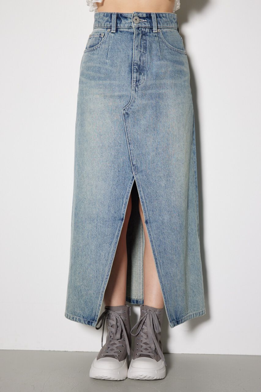 rienda「ストレートロングジャストウエストスカート」|スカート|