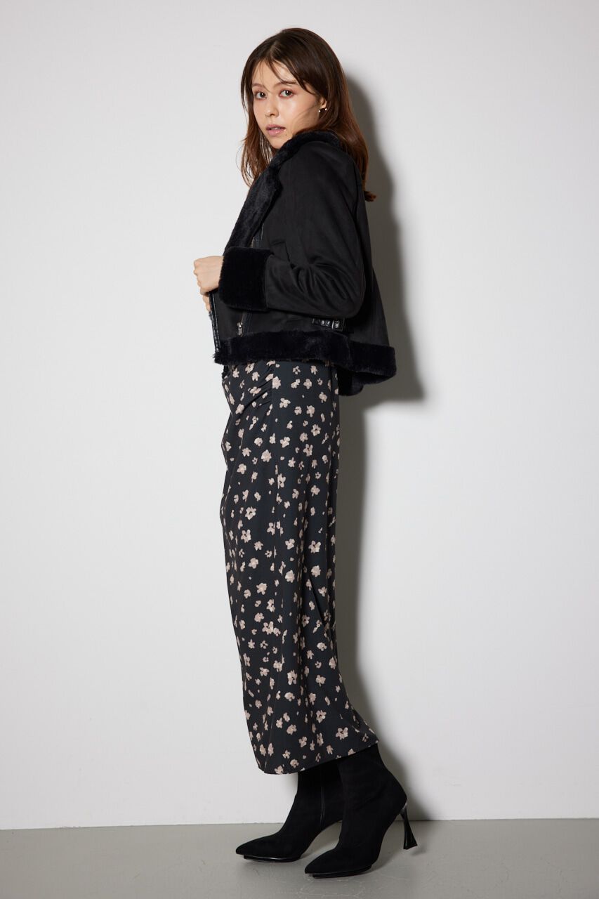 rienda「24フェイクスエードムートンライダースジャケット」|その他|