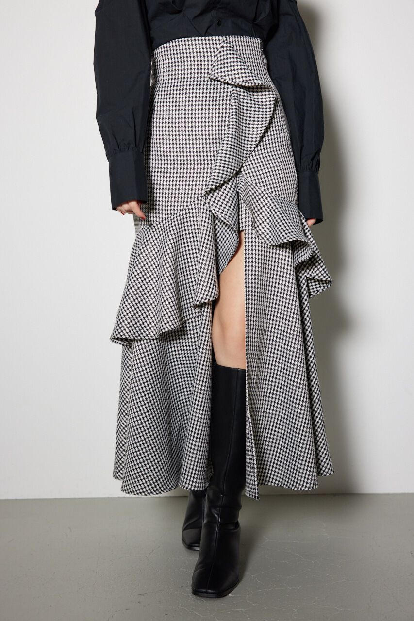 rienda「千鳥フリルスリットスコートショートパンツ」|その他|