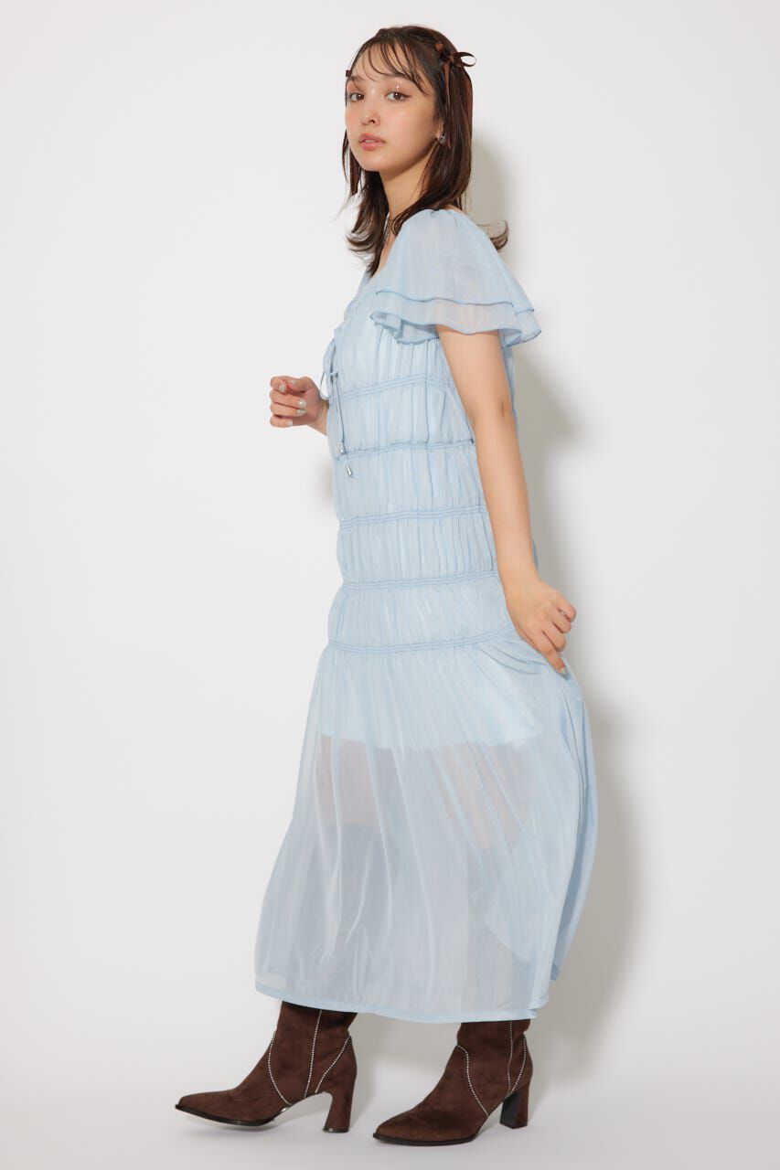 rienda「ワッシャーリラクシーカットワンピース」|ワンピース|