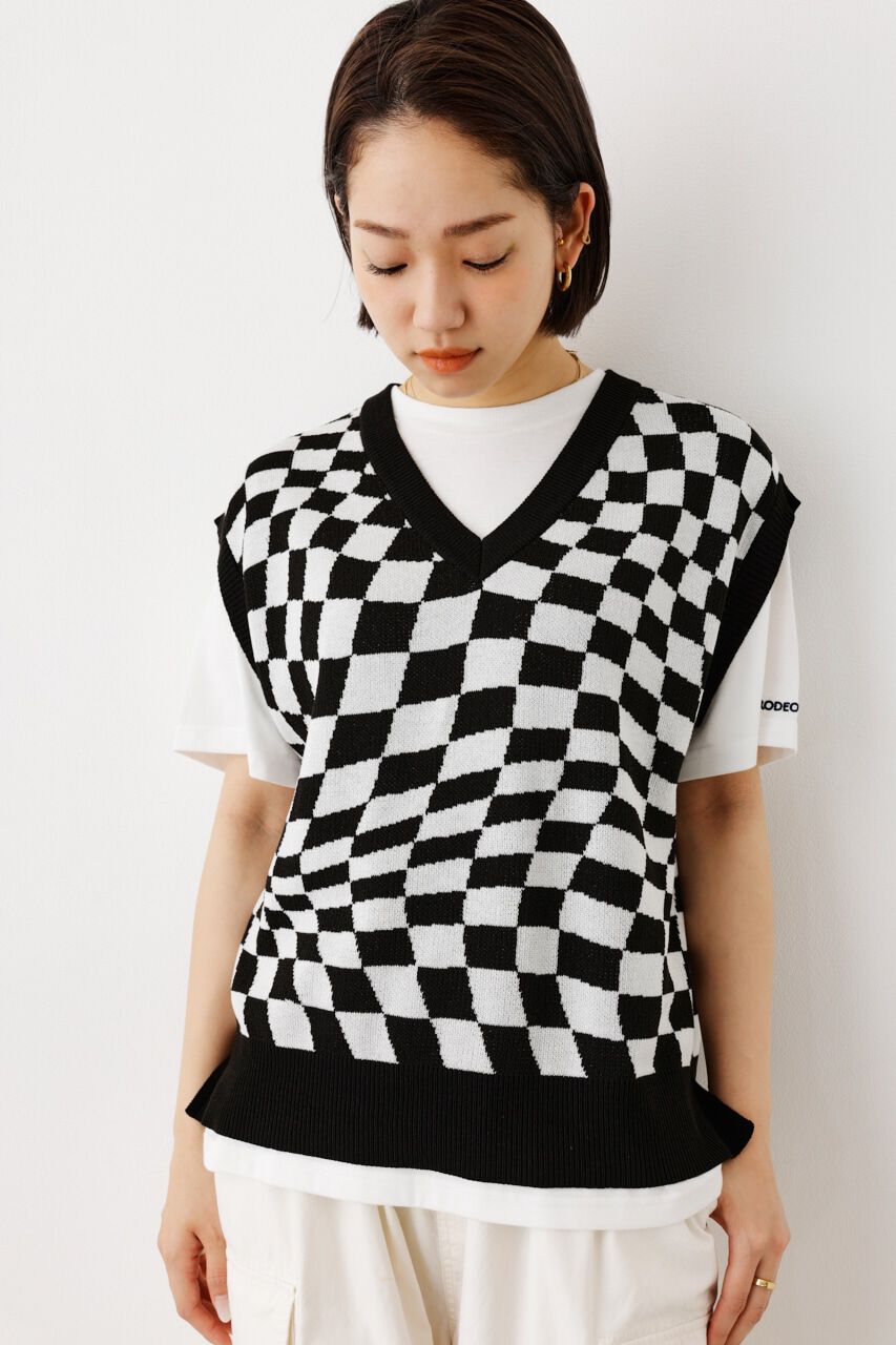 RODEO CROWNS「アソートパターンニットベストセット」|ニット・セーター|柄BLK5
