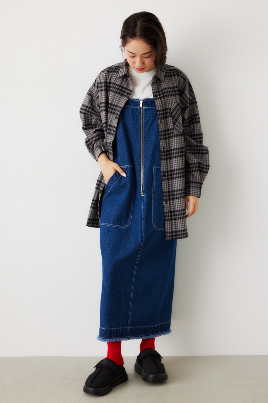 RODEO CROWNS「LOGO ルーズチェックシャツ」|シャツ・ブラウス|