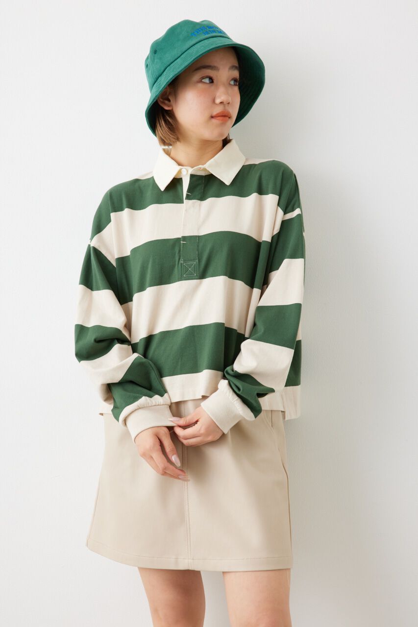 RODEO CROWNS「ショートラガーシャツ」|Tシャツ・カットソー|柄GRN5