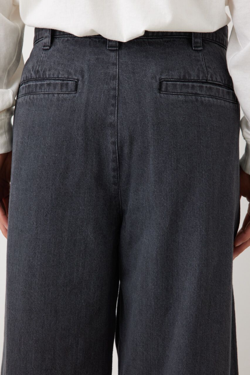 RODEO CROWNS「タックワイドデニム」|デニム|