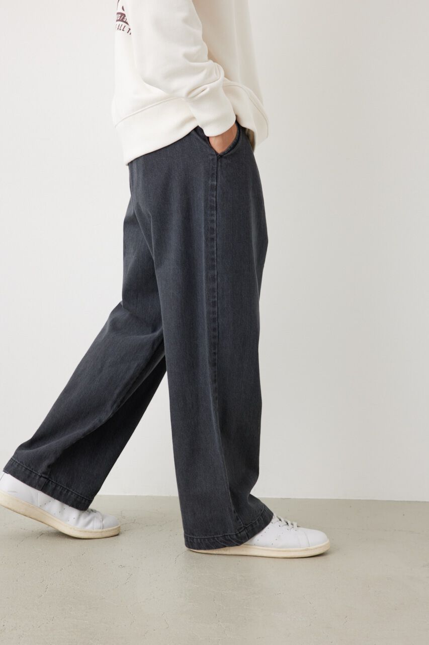 RODEO CROWNS「タックワイドデニム」|デニム|