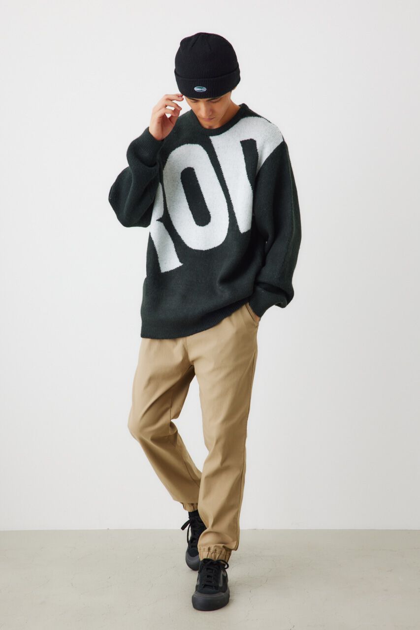 RODEO CROWNS「メンズブークレビッグロゴニットトップス」|ニット・セーター|