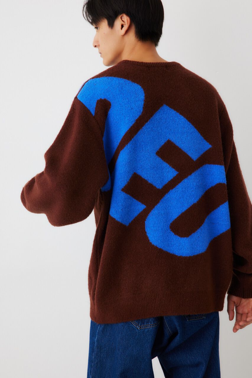 RODEO CROWNS「メンズブークレビッグロゴニットトップス」|ニット・セーター|