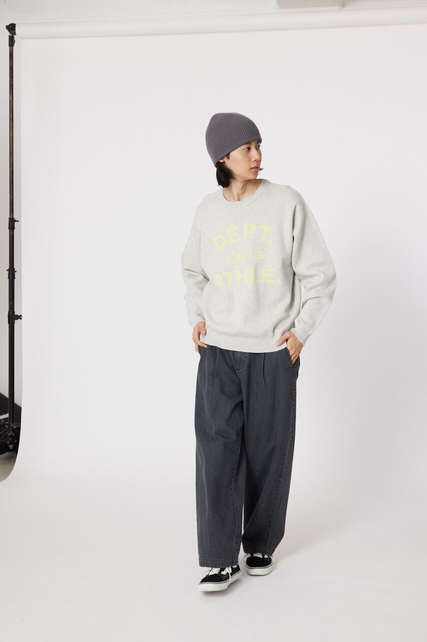 RODEO CROWNS「メンズスウェットライクジャガードニットトップス」|ニット・セーター|