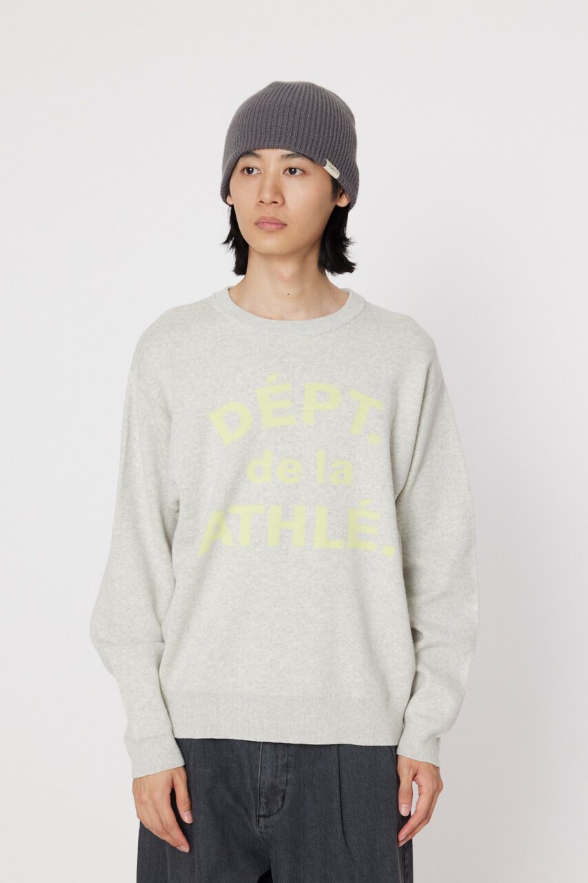 RODEO CROWNS「メンズスウェットライクジャガードニットトップス」|ニット・セーター|