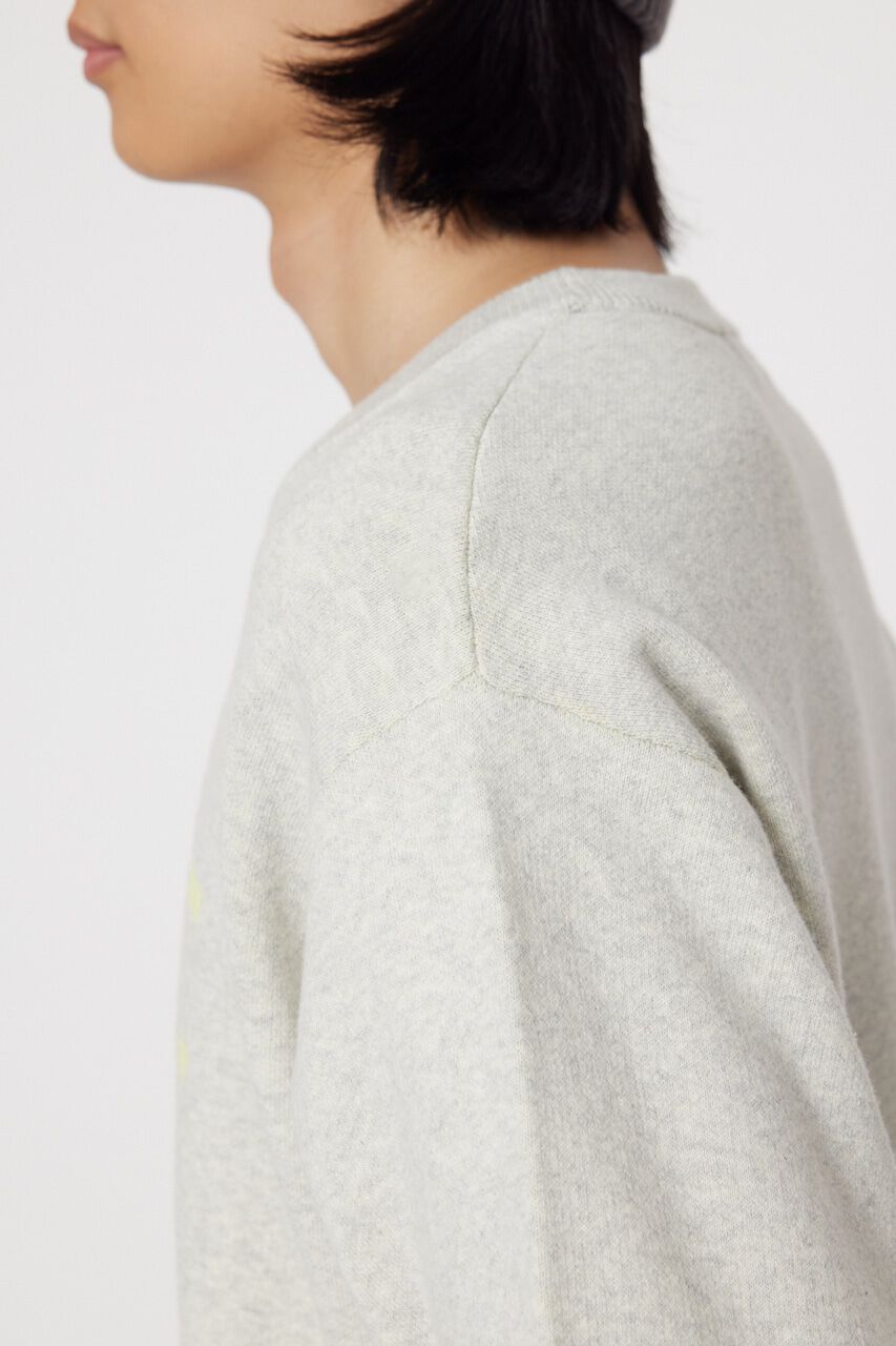 RODEO CROWNS「メンズスウェットライクジャガードニットトップス」|ニット・セーター|